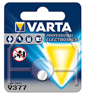 Varta Batteri V377/SR66 1,55V i gruppen BATTERIER / VRIGA BATTERIER / KNAPPCELLSBATTERIER hos TH Pettersson AB (30-VAR 377)